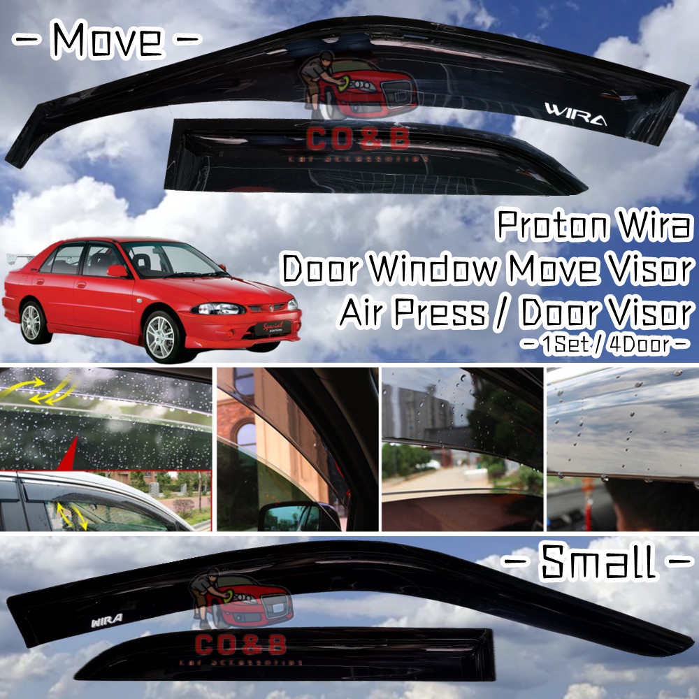 Wira window deals visor