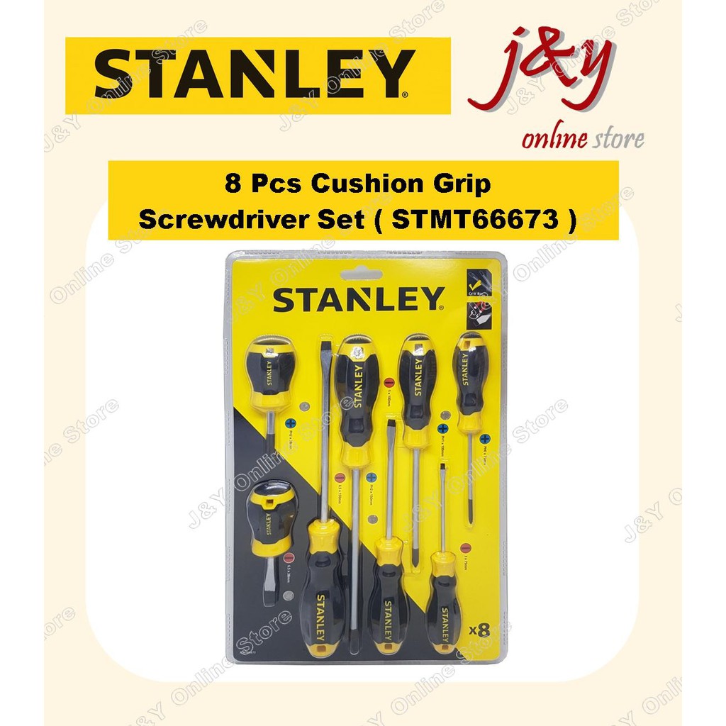 Multi-Bit Screwdriver Set, 12 pc, Comfort Grip, STANLEY (STHT60085-8)