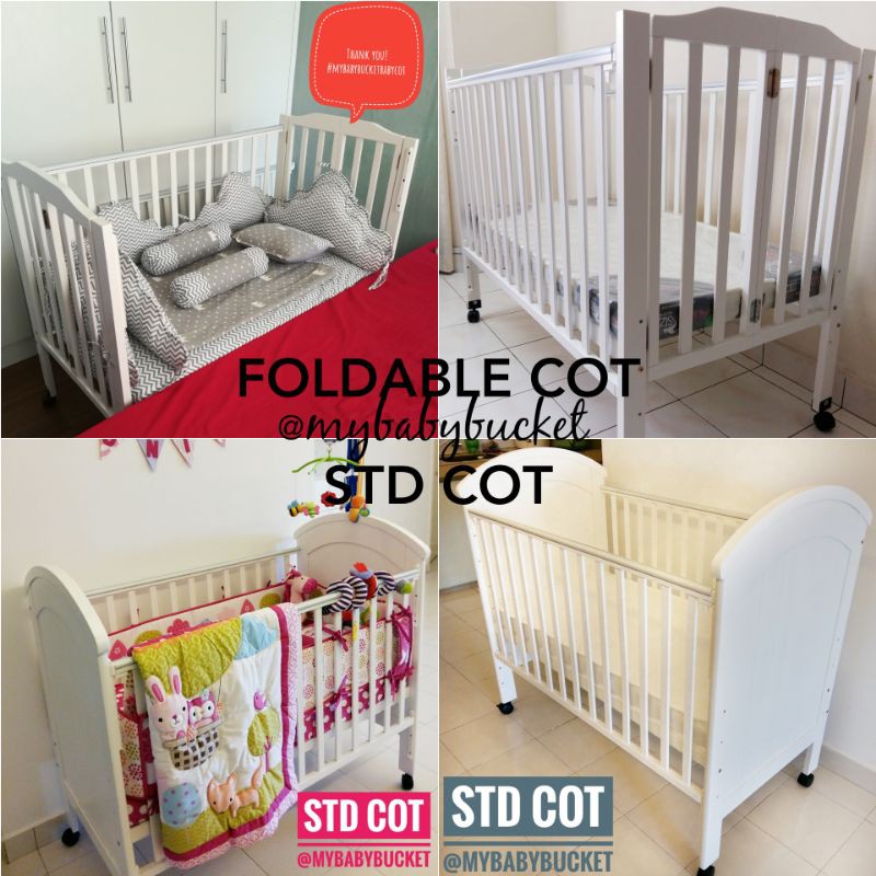 Foldable hotsell baby cot