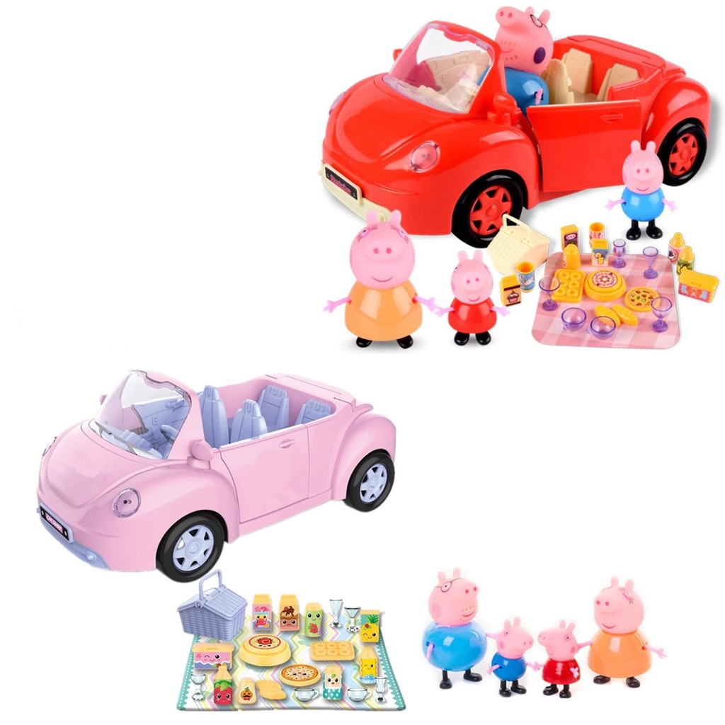 Peppa pig 2024 pink car