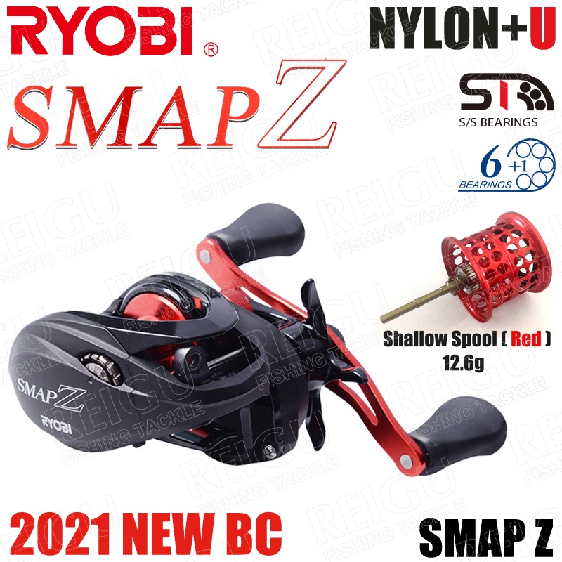RYOBI SMAP Z Baitcasting Fishing Reel Lightweight 195g 2021 New