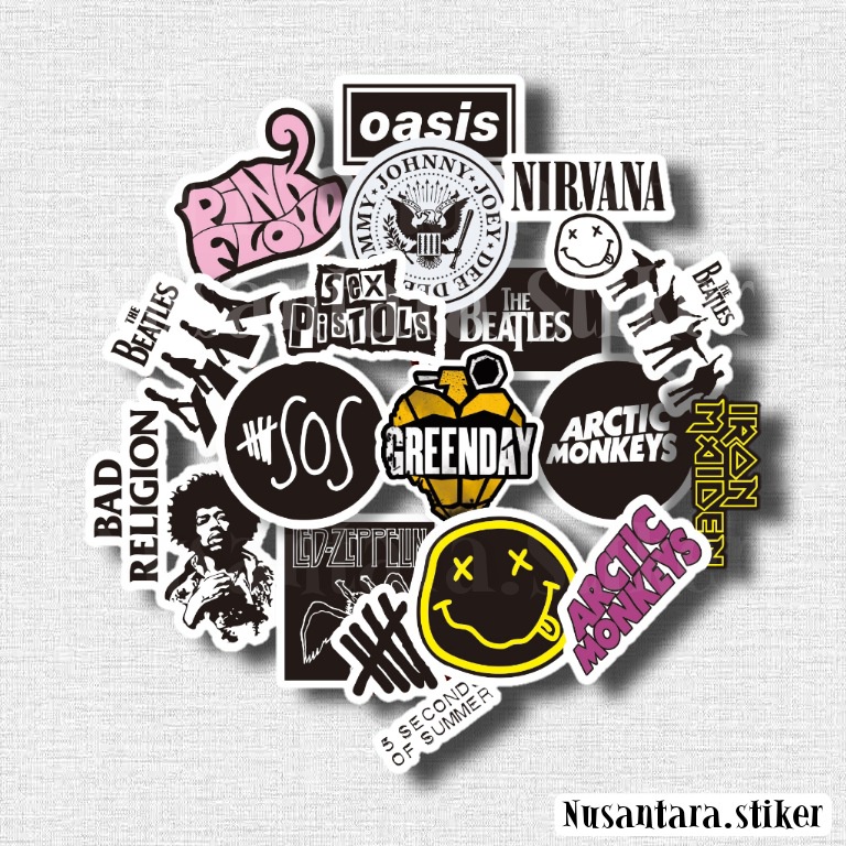 Rock n Roll Vinyl Decal Sticker Rock Music Decal 42 different