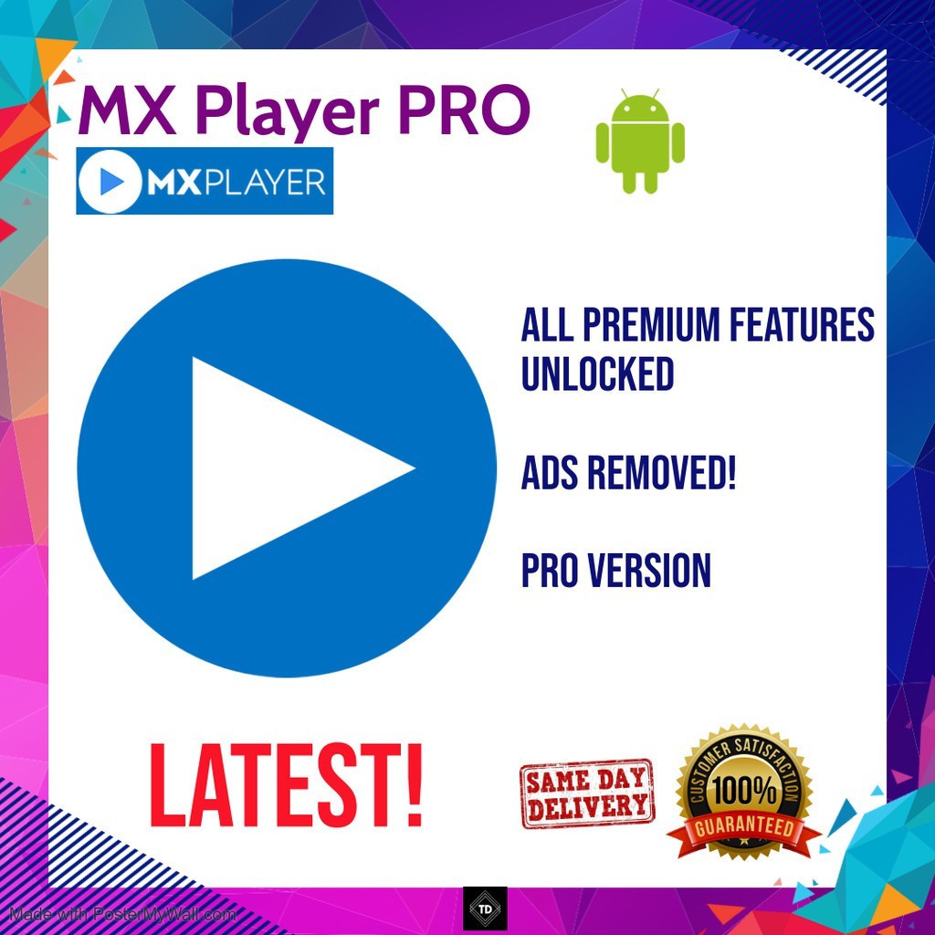 Android App] MX Player Pro - Latest Version (100% Premium) | Shopee Malaysia