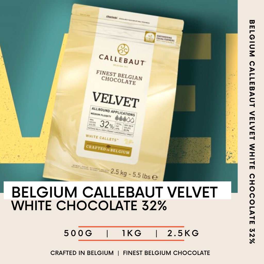 Callebaut Callebaut - Velvet White Chocolate 32% - 5.5 lb