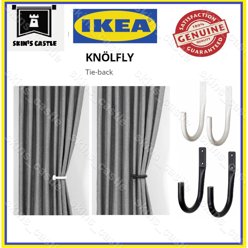 KNÖLFLY Tieback, black - IKEA