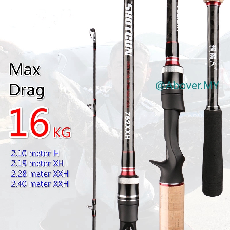 All in Stock] Fishing Rod 2 Sections H/XH/XXH Action Carbon Fiber