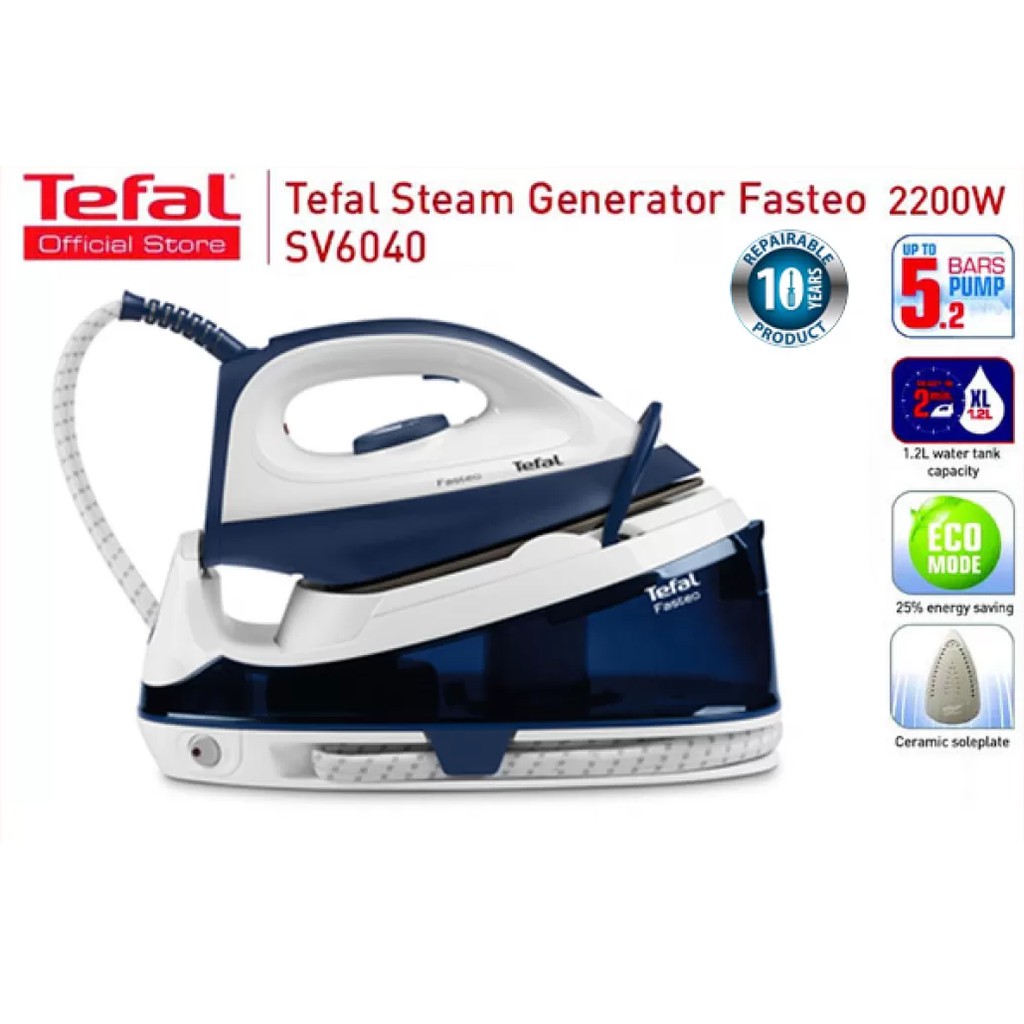 Tefal steam deals generator iron fasteo