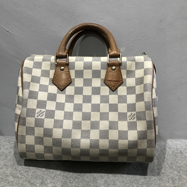 Louis Vuitton, Bags, Preloved Authentic Lv Speedy Azur Size25