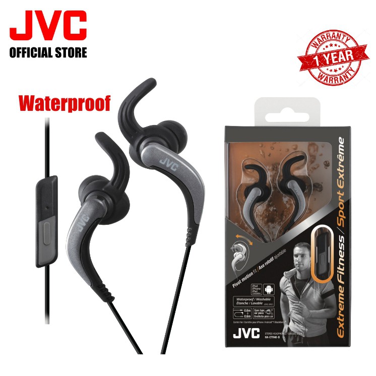 JVC Waterproof Sport Headphone HA ETR40 Shopee Malaysia