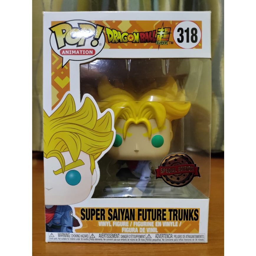 Funko Pop! Super Saiyan Future Trunks #318 Pop Animation Box