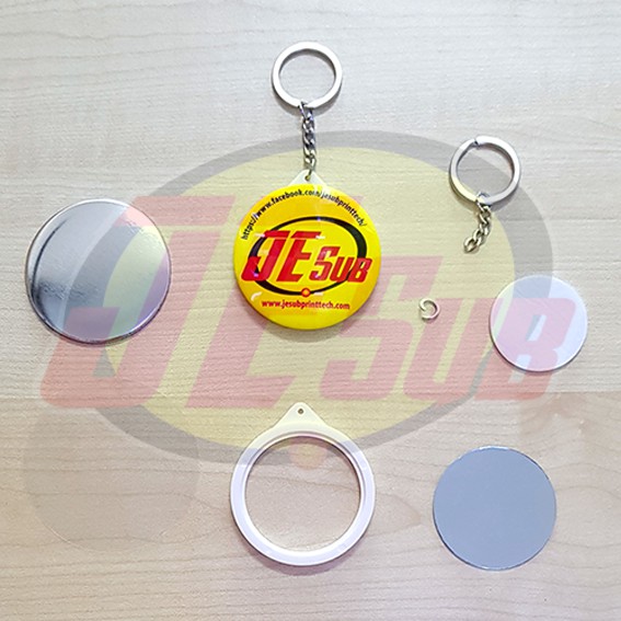 58mm Key Chain Mirror Button Badge Malaysia, Harge Borong Paling Murah