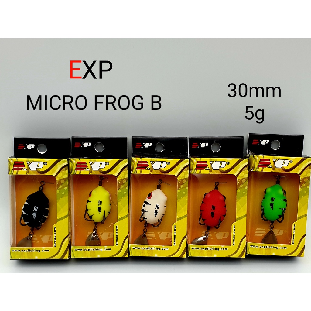 Fishing with MICRO Frogs!! 