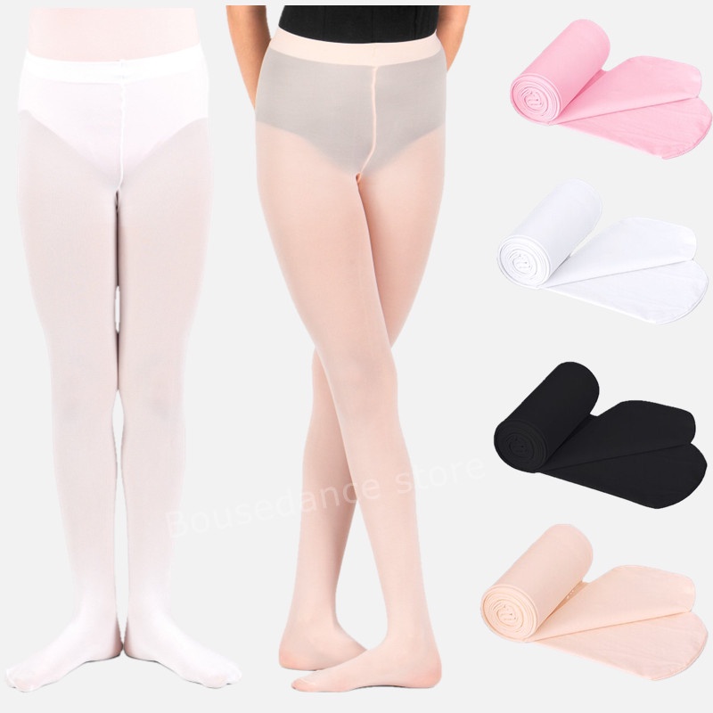 1 Pairs 90D Girls Ballet Tights Seamless Pantyhose Stockings Footed Dance  Leggings Ballet