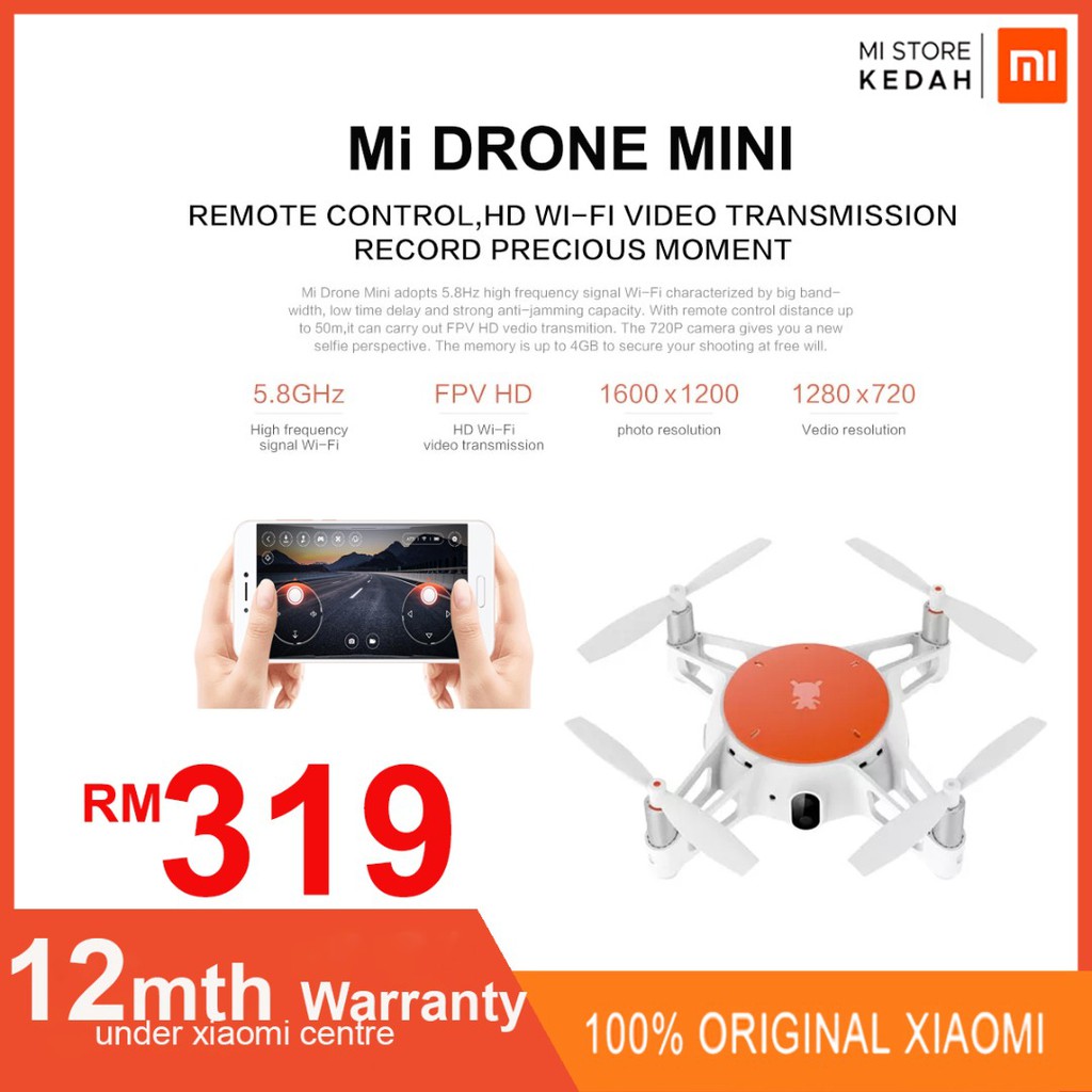 Mi remote store control drone mini