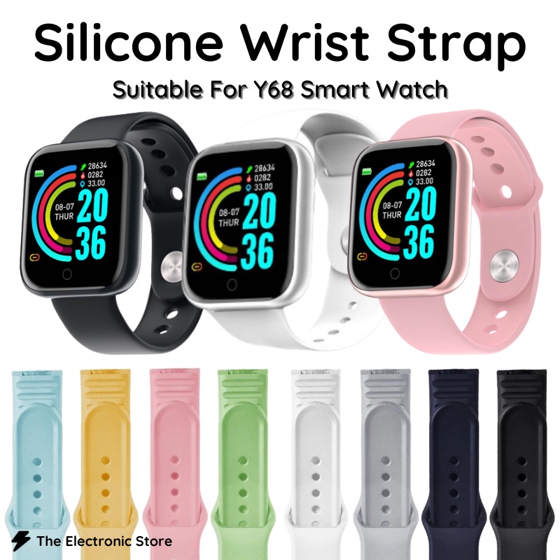 Y68 smart best sale watch strap