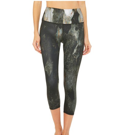 Alo Yoga High-Waist Airbrush Capri - Canyon