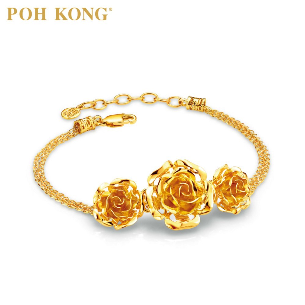 Poh kong hot sale leather bracelet