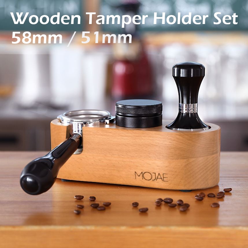 Mojae Coffee Accessories Coffee Needle Tamper Holder Brown Wooden Set  Coffee & Tea Tools Barista Tamper Holder - Buy Tamper Holder,Coffee Tamper