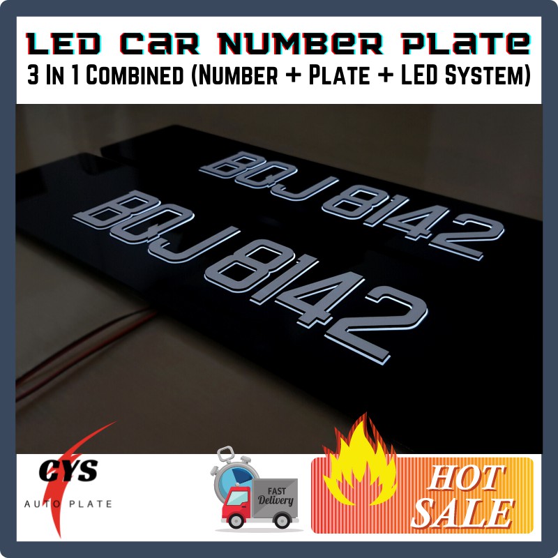 Led store no plate