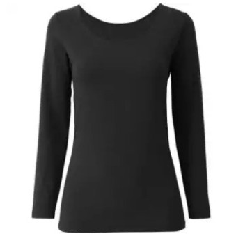 Cotton tight inner shirt,s for women,s - Black