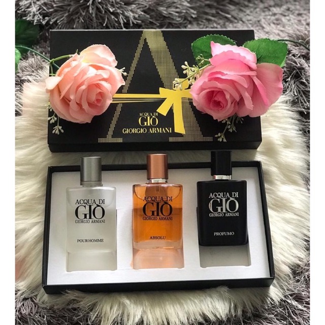 Armani miniature hotsell gift set