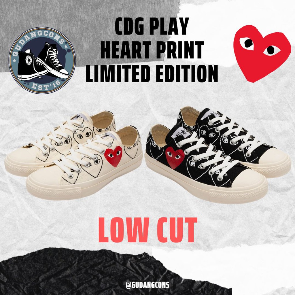 Converse on sale heart print