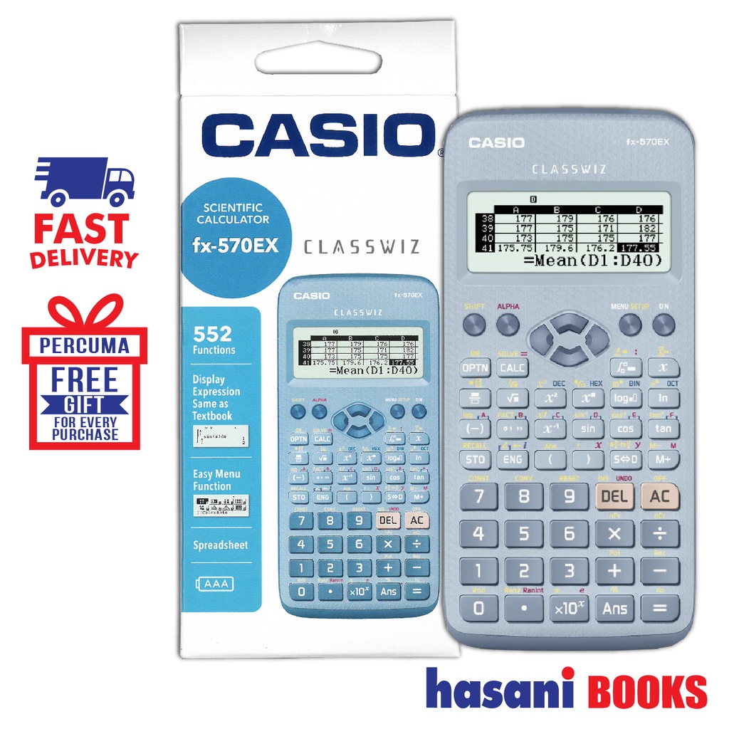 Scientific 2024 calculator classwiz