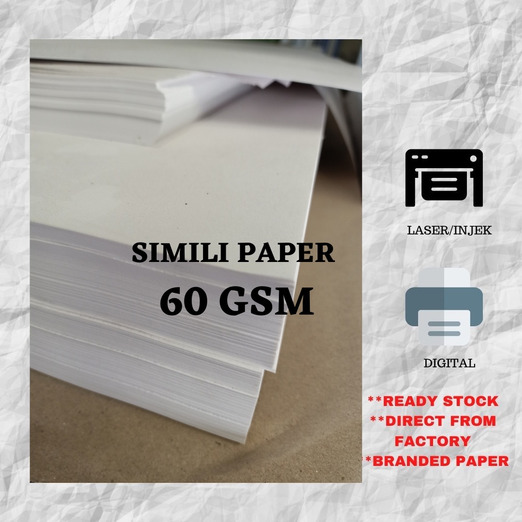 60 gsm on sale paper price