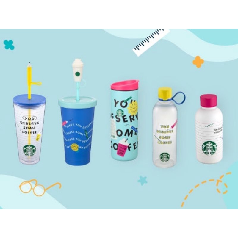 Starbucks Thailand You Deserve Some Coffee Cold Cup Tumbler