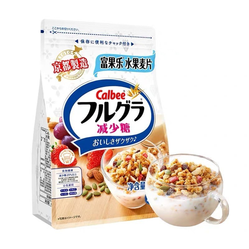 CALBEE FRUIT GRANOLA 25％ LESS SUGAR 卡乐比水果低糖谷粮,Cereal