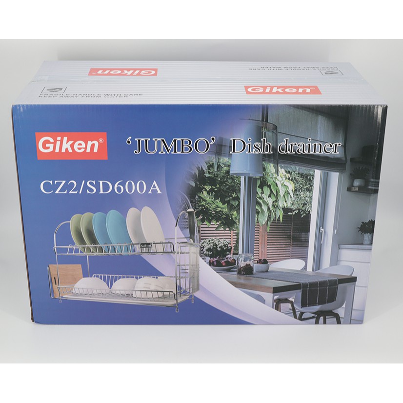 Giken CZ2 SD600A Jumbo Stainless Steel Dish Drainer Rak Jumbo