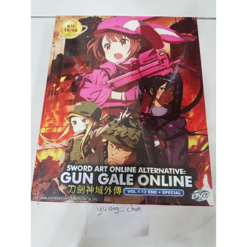 Anime DVD Sword Art Online Alternative: Gun Gale Online Vol. 1-12 End +  Special