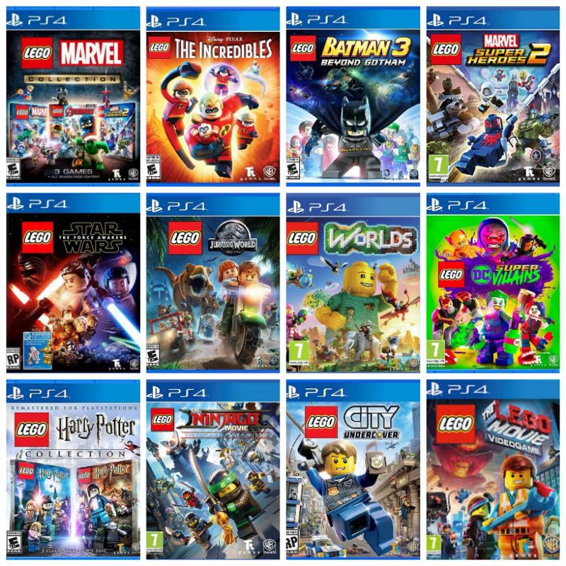 List of 2024 ps4 lego games