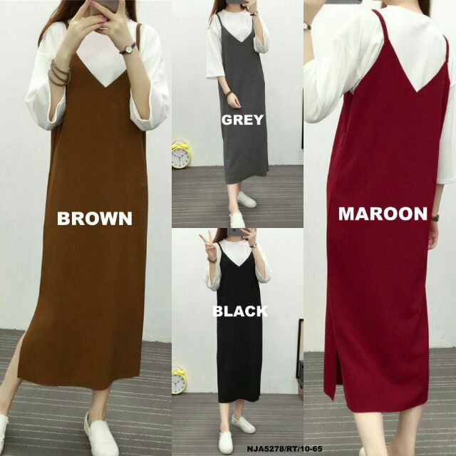 Dress with hot sale inner top