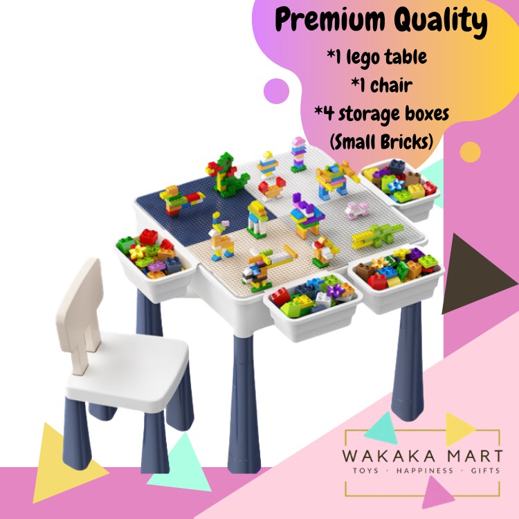 Duplo table and online chairs