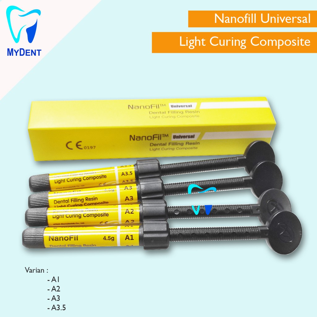 Nanofil Composite 4.5g Dental Filling Material Resin Light Cure