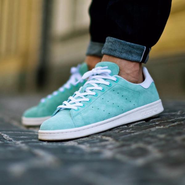 At tilpasse sig spand bassin Adidas Stan Smith Suede "Mint Green"-D67364 | Shopee Malaysia