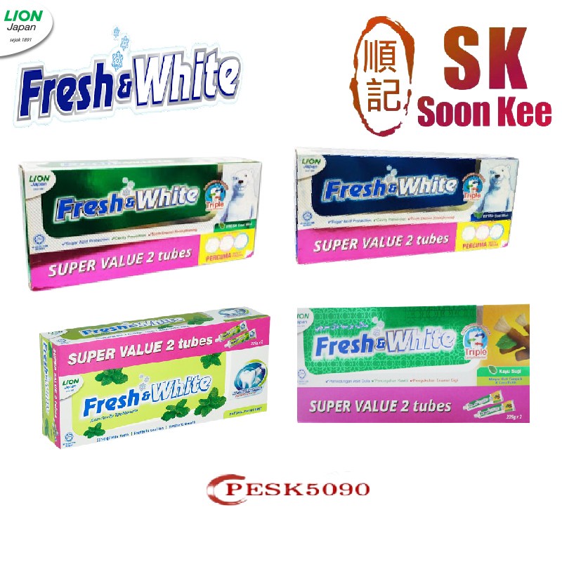 Lion fresh deals and white toothpaste