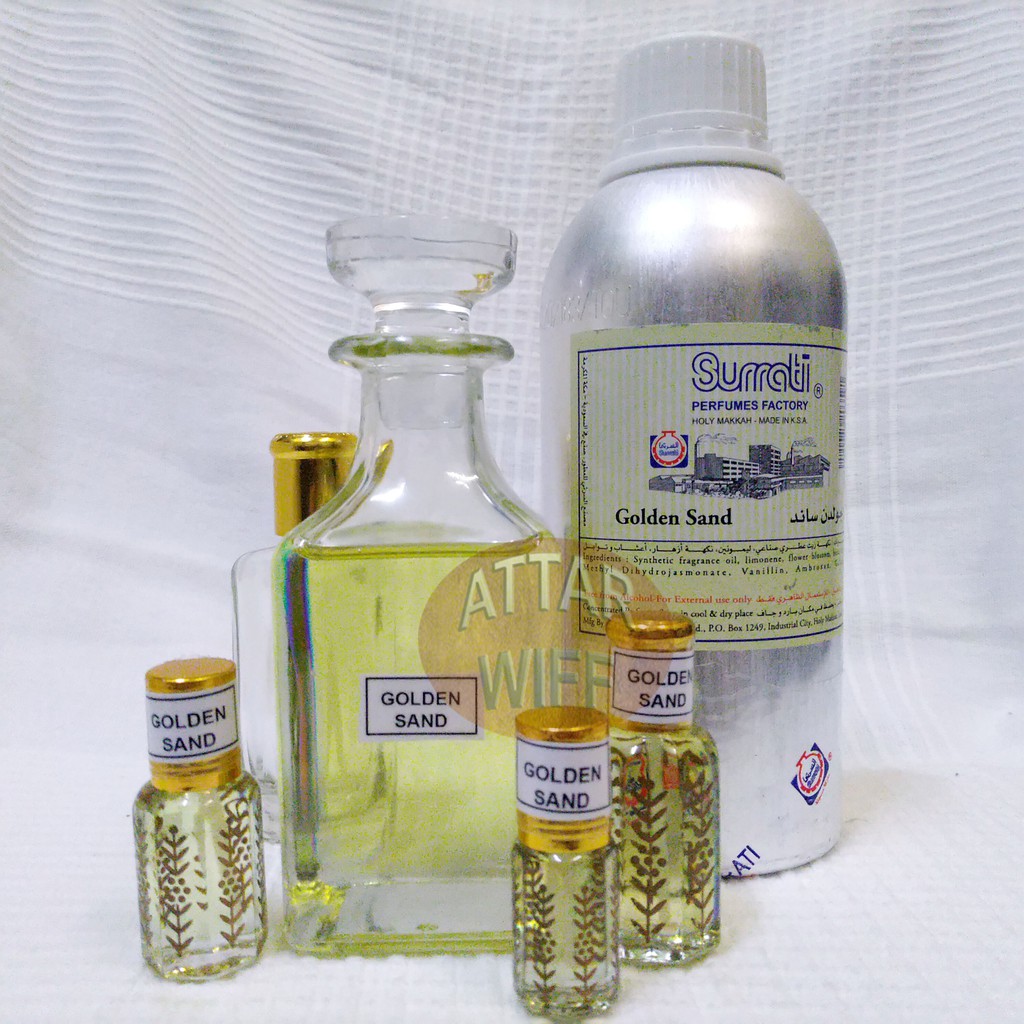 Surrati Perfume Oil Attar, Golden Sand