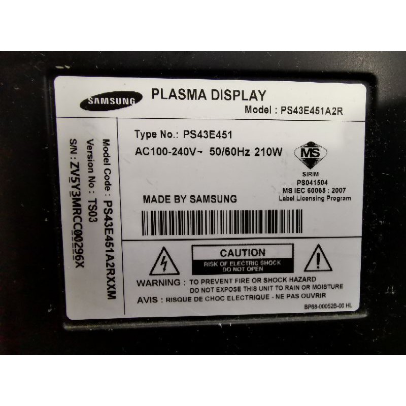 Samsung 55' LED TV Problem It Wont Turn On, 49 OFF