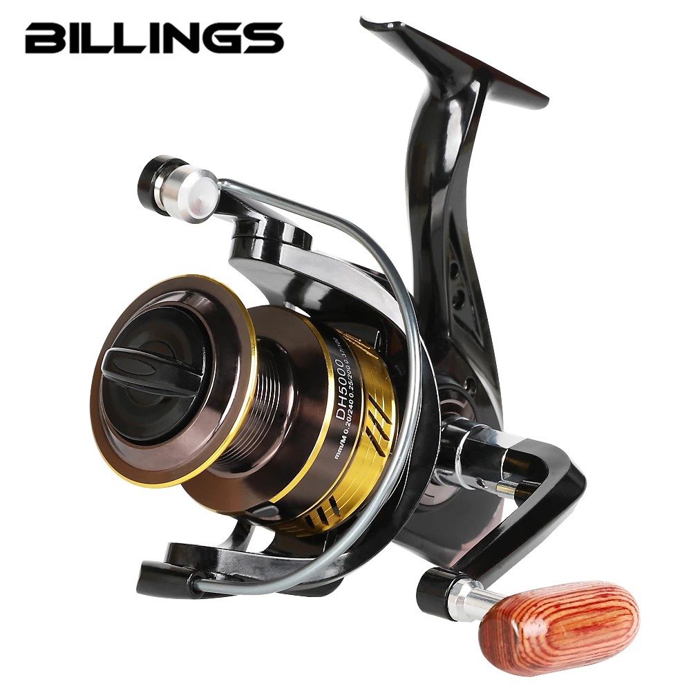 BILLINGS Fishing Reel YK800-7000 Max Drag 10kg Reel Fishing 5.2:1