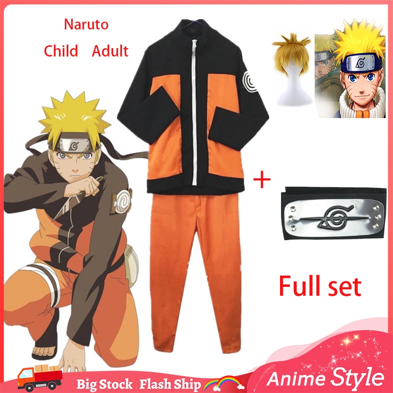  Spirit Halloween Adult Naruto Shippuden Costume, Officially  Licensed, Anime Cosplay, Naruto Cosplay