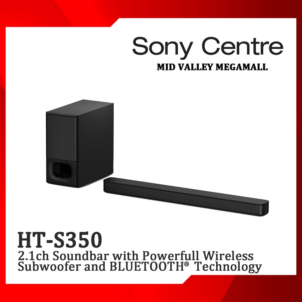 Sony bluetooth soundbar with best sale wireless subwoofer