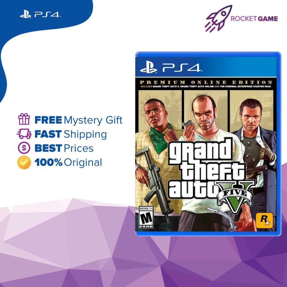 PS4 Grand Theft Auto V - Premium Online Edition