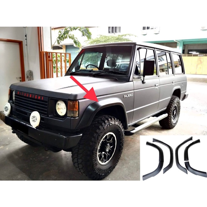 Pajero deals fender flares