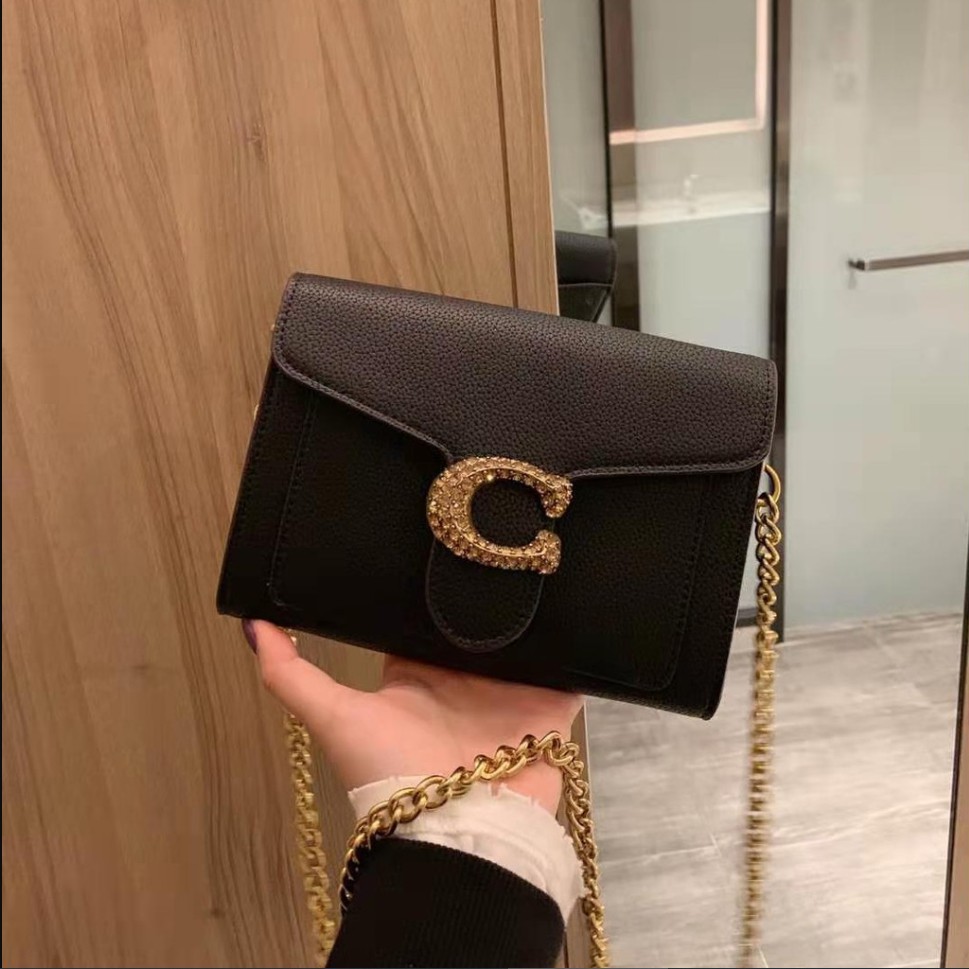 Clutch on Chain Calfskin Bag – Poshbag Boutique