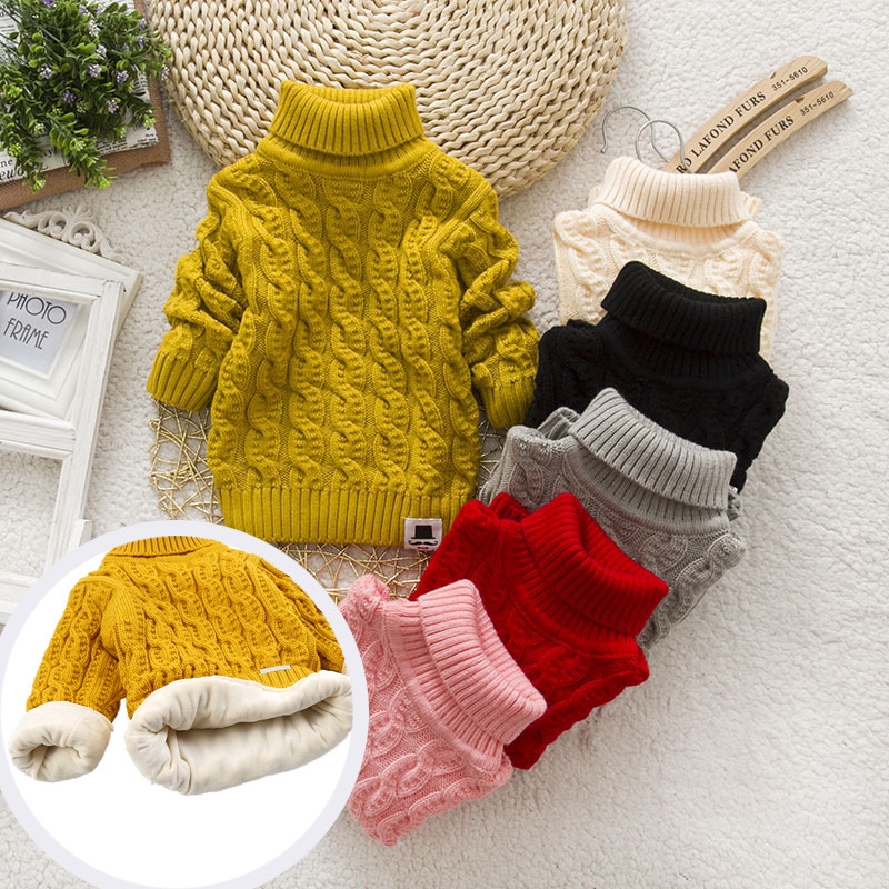 High neck sweater for baby outlet girl