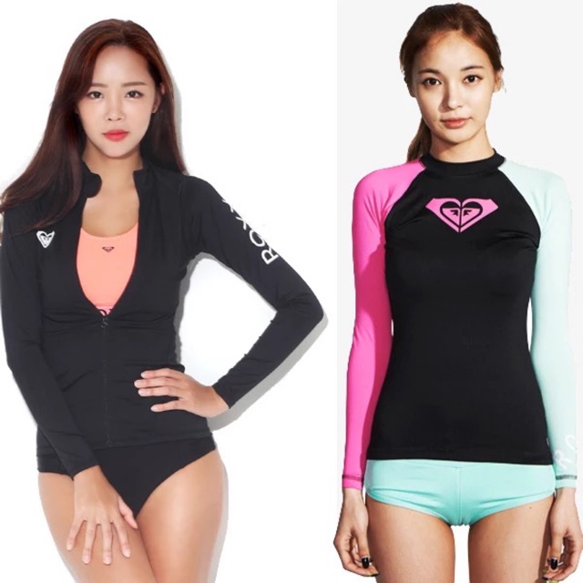 Roxy Womens Zip Through Long Sleeve UPF 50 Rash Vest – Surfection Mosman