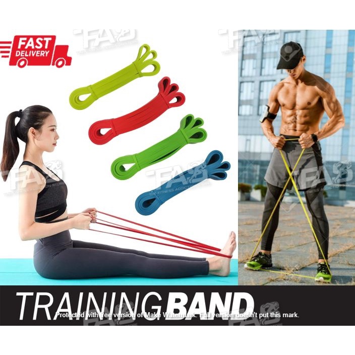Ready Stock] Resistance Bands Fitness Gym Elastic Band Pull Up Bands  Workout