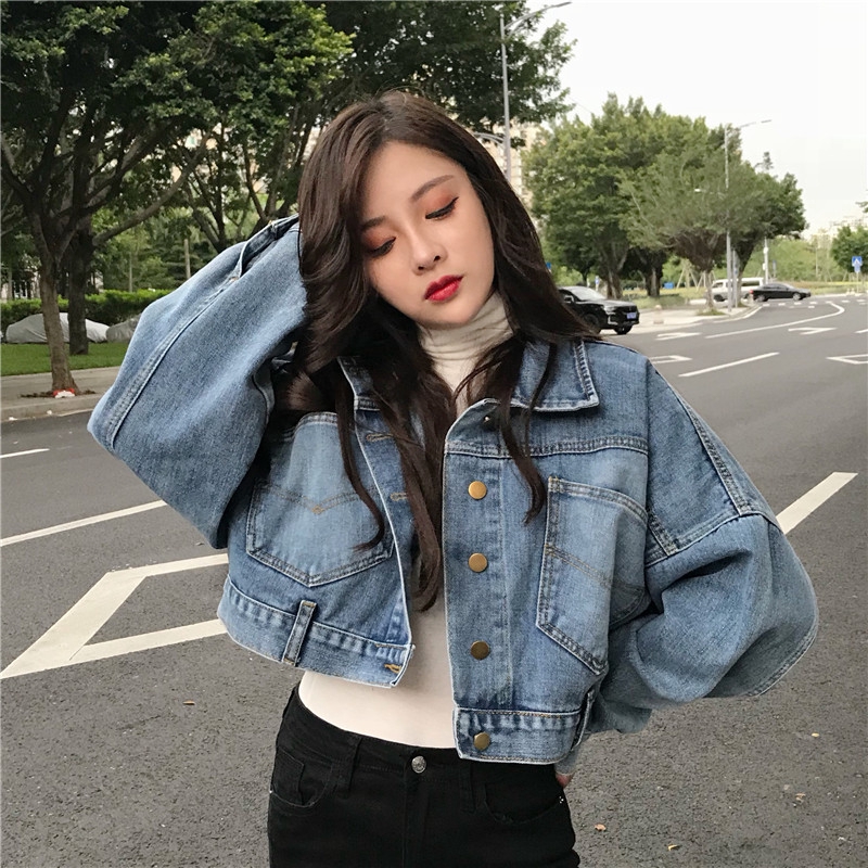 Korean style hot sale jacket womens